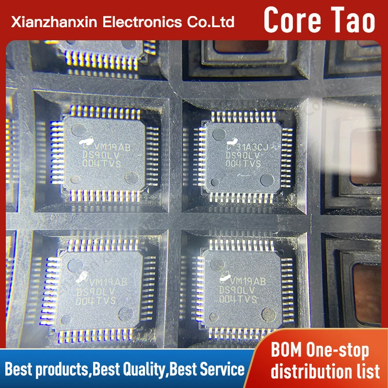 

1~5pcs/lot DS90LV004TVS DS90LV004 QFP-48 signal buffer chip