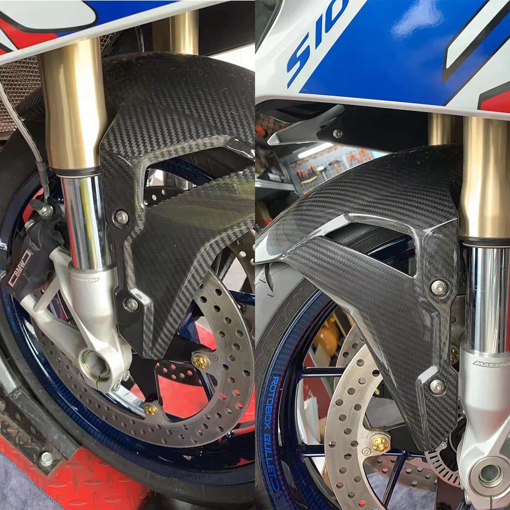 2019-2025 For BMW S1000RR M1000R S1000R M1000RR 100% Carbon Fiber Front Fender Mudguards Splash Guards Fairings S1000 R RR 2024