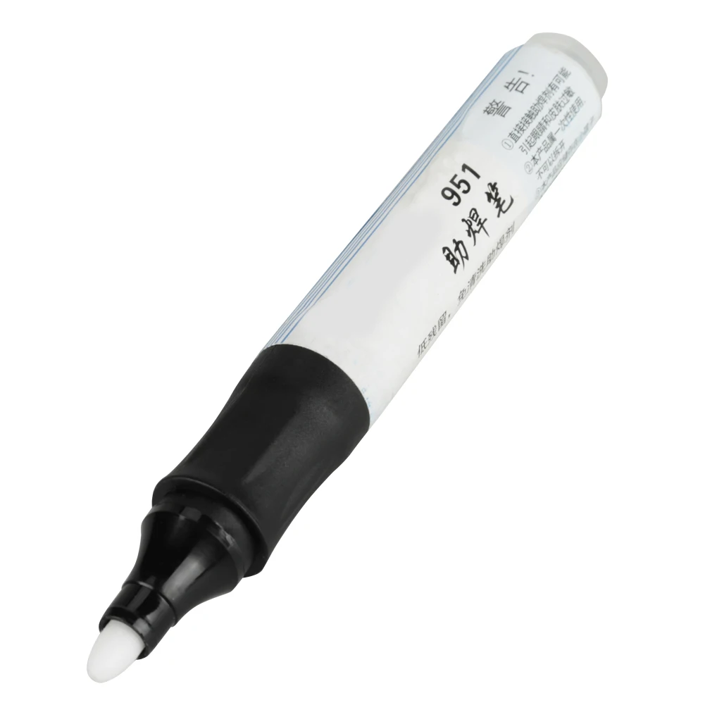 

951 Solder Flux Pen 13cm No Clean Rosin Flux Low Solids Soldering Paste for PCB Solar Cell Panel Electronics Repair Tool