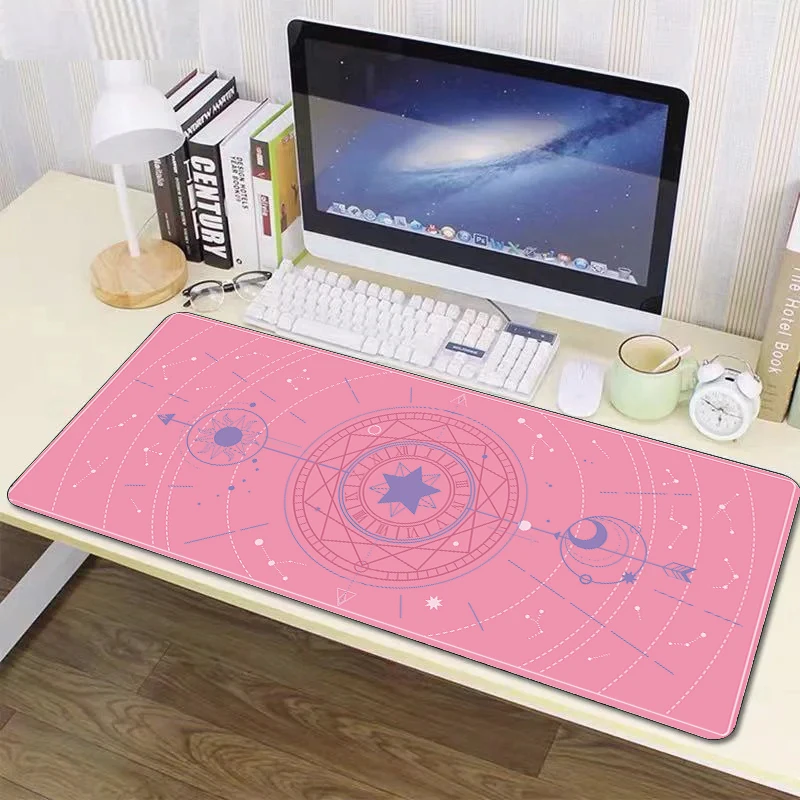 Art Pattern Mouse Pad Large Gamer Anti-slip Keyboard Mat Xxl Desk Accessories Office Computers Mousepad Carpet Extended Pads