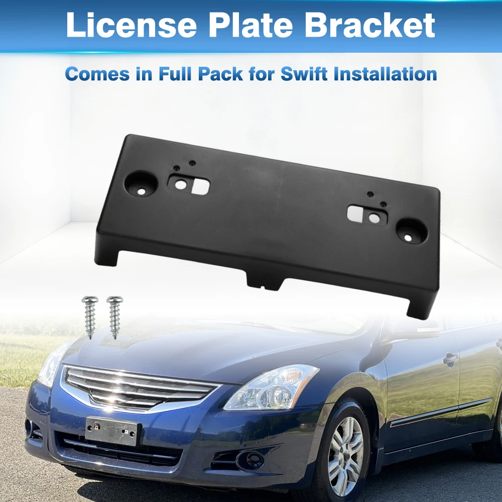 

Front License Plate Bracket Car Accessories For Nissan Altima Base S SL SR 2010 2011 2012 Hybrid 2010–2011 96210ZX01A Ni1068119