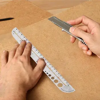 Linijka architekta Linijka ze stali nierdzewnej Linijka metalowa Linijka wielofunkcyjna Narzędzia i zestawy kreślarskie dla architektów