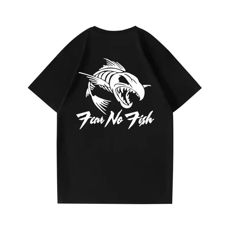 Abu Garcia Logo Cotton T-shirt Men's and Women's Fishing Short Sleeve Unisex Casual Daily Streetwear 2026 Summer Soft Basic Tops