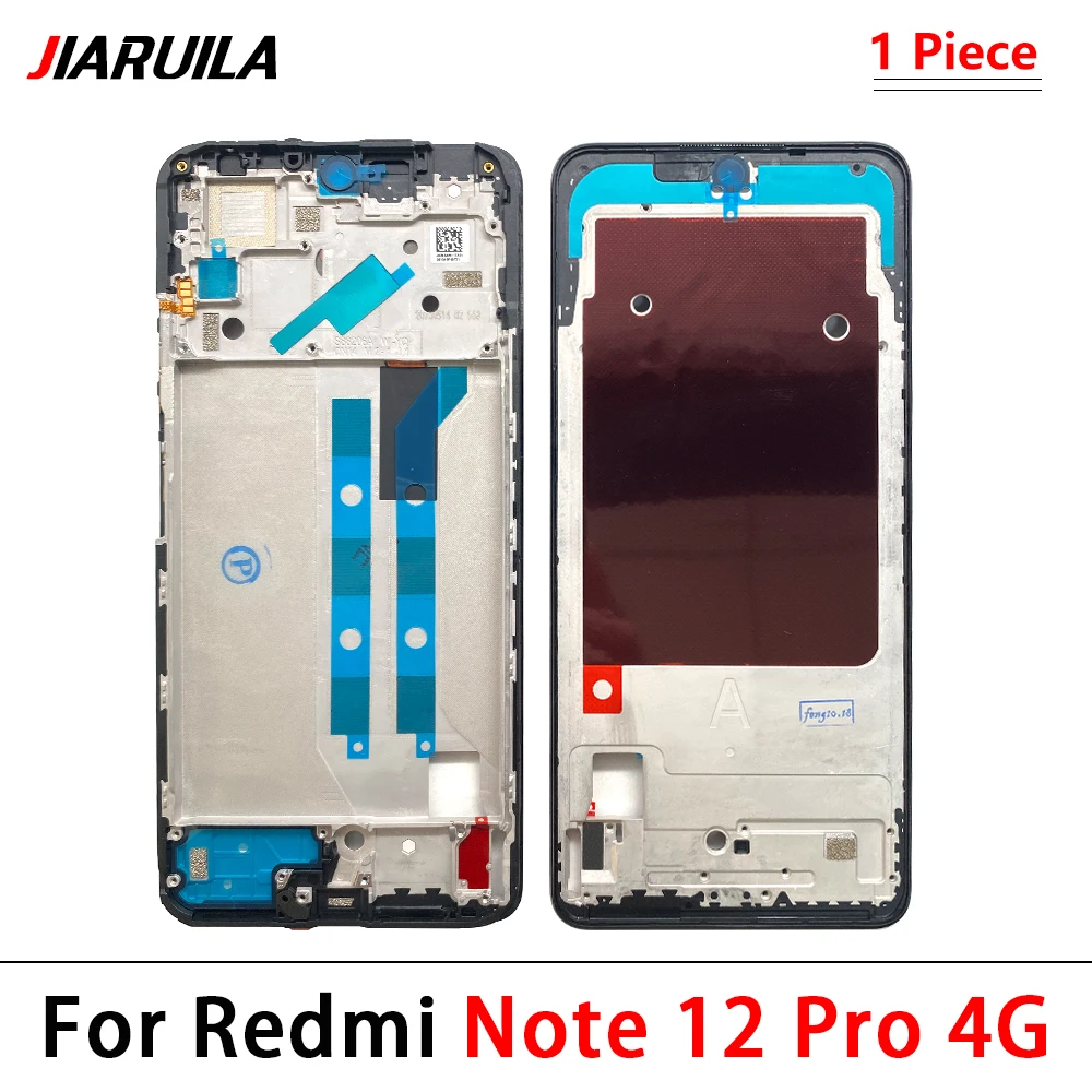 New Front Housing LCD Frame Screen Bezel Holder For Xiaomi Redmi Note 10 10s 11 11s 11E 12 12s 13 Pro Plus 4G 5G