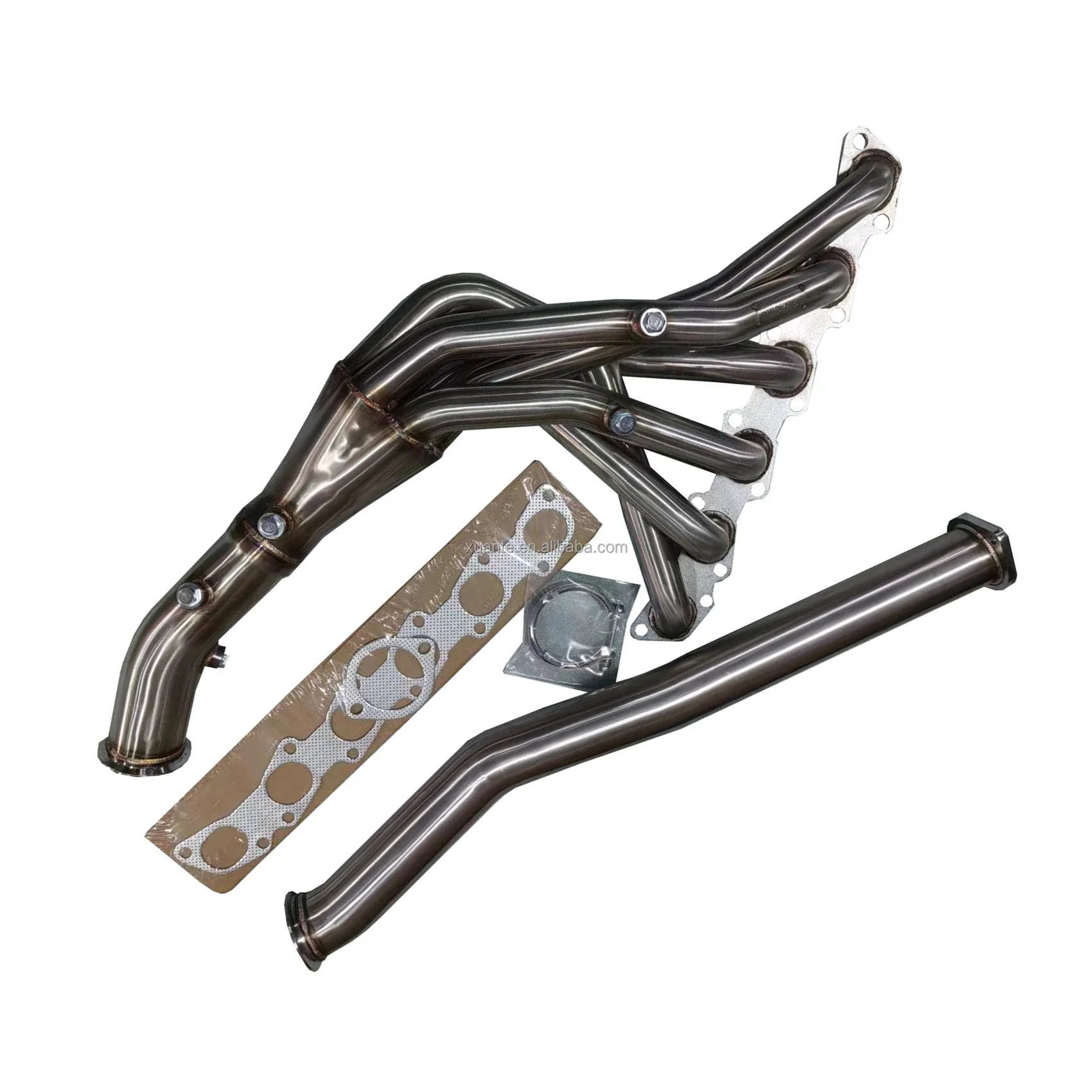 Xuante Performance Stainless Steel Exhaust Header for  TB48 6-in-1 48mm-76mm-89mm Mirror Polished Automotive Exhaust
