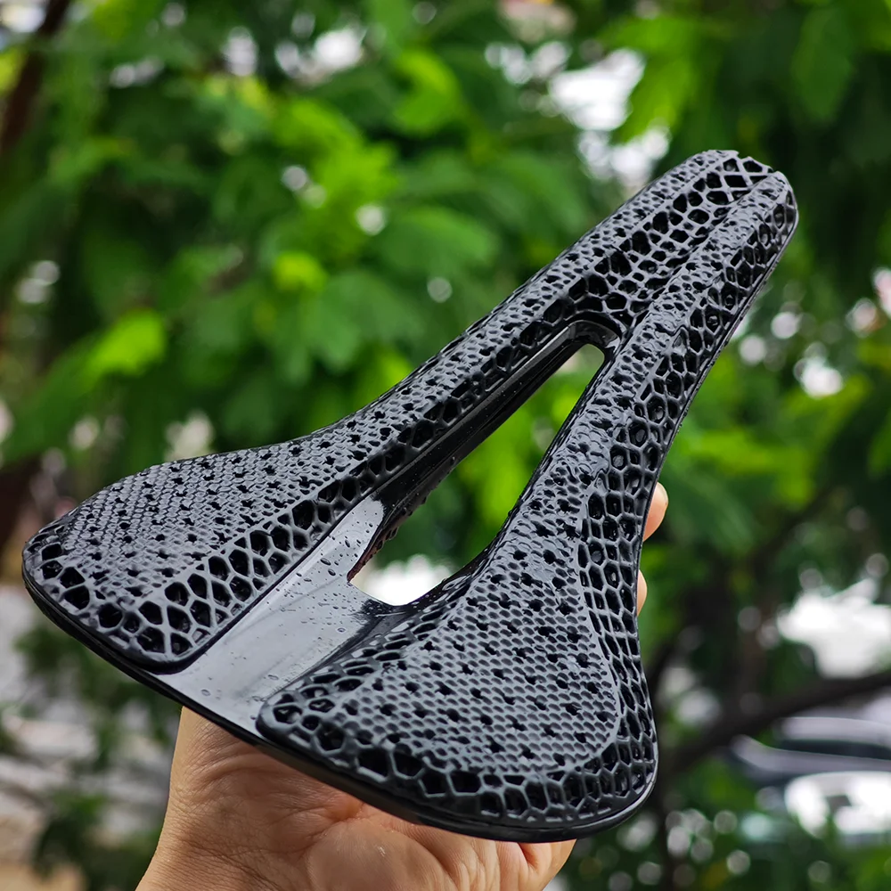 GOLDIX PS-GLAXY 3D Printing Bicycle Carbon Saddle Ultra Light Highway MTB Racing Saddle Bicycle Cushion Bicycle Seat Accessories