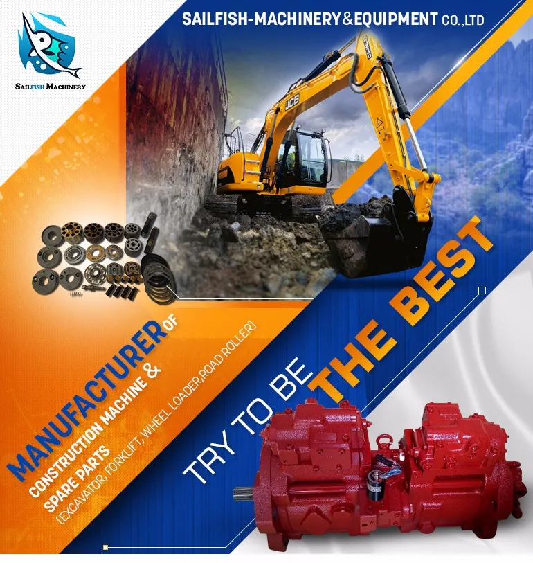 ELIC mini excavator part UCHIDA GSP2-BOX GSP2BOX hydraulic gear pilot pump