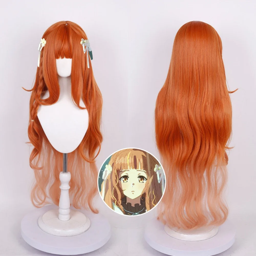 Game Agents of the Four Seasons Hinagiku Kayou Cosplay Wig Hinagiku Kayou Rose Net Wig Halloween Party Cos