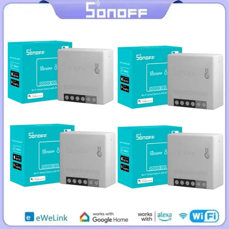 

SONOFF R2 Wi-Fi мини-переключатель таймер беспроводные переключатели умная автоматизация поддержка EWelink Alexa Google Home приложение/дистанционное управление/голосовое управление