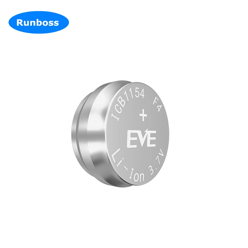 2PCS/Lot LIR1154 3.7V 54mAh Li-polymer rechargeable button lithium battery Headset Wireless TWS Bluetooth Earphone image 4
