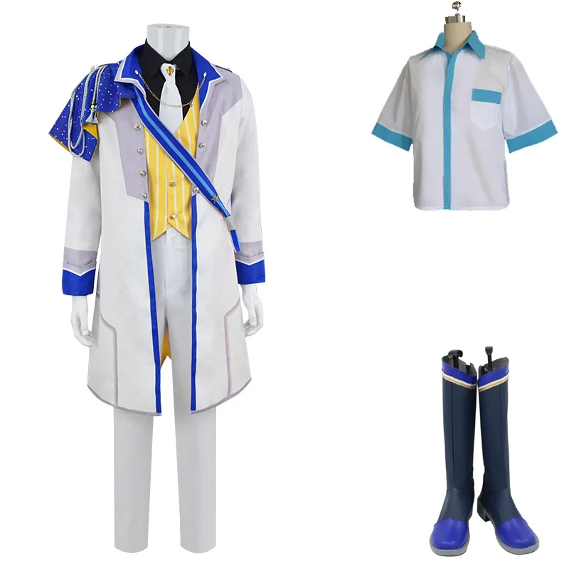 Project Sekai Colorful Stage Feat 3rd anniversary Tenma Tsukasa Uniform Cosplay Costume wig boots Cosplay Shoes