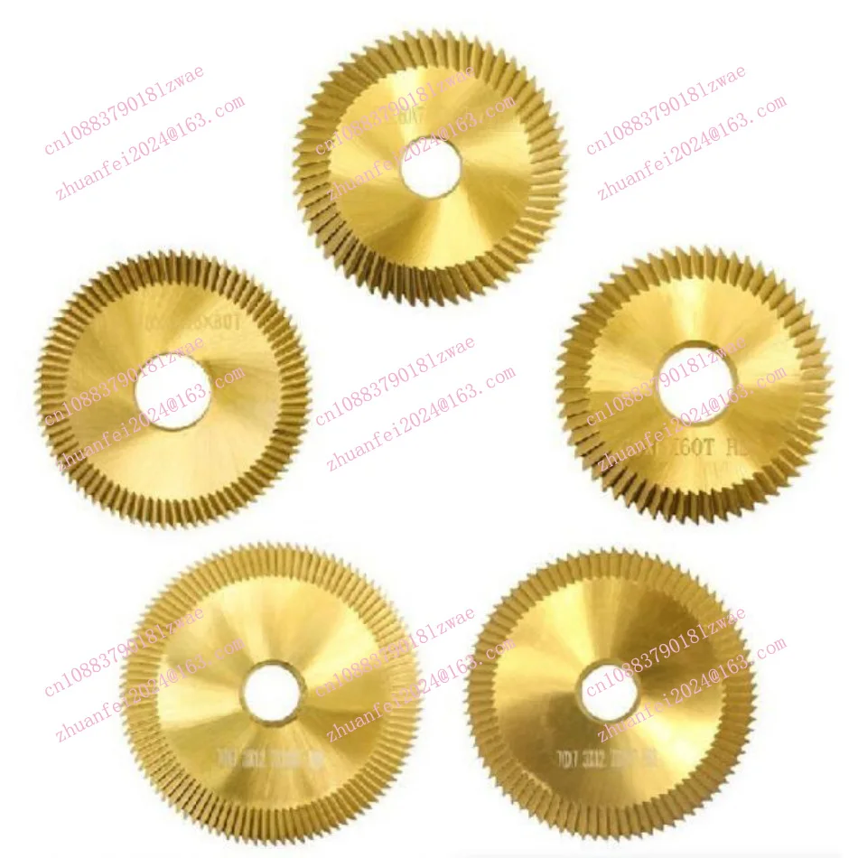 1pc Key Machine Saw Blade Double Side HSS Key Cutter Milling Cutter for Copy Keys Duplicate Machine 60/70mm 60 80 100 Teeth