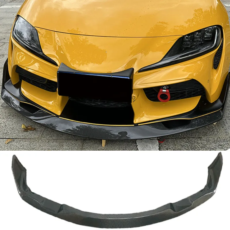 

Suitable for 2019-IN Toyota SUPRA Devil King A90 AG version carbon fiber front lip