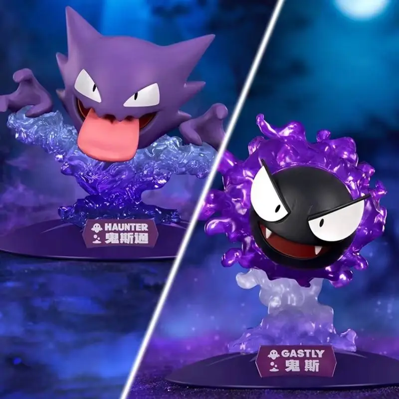 

100% Genuine FUNISM Pokemon Action Figures Gastly Haunter Collection Series Of Model Figurines Ornaments Toys Birthday Gifts