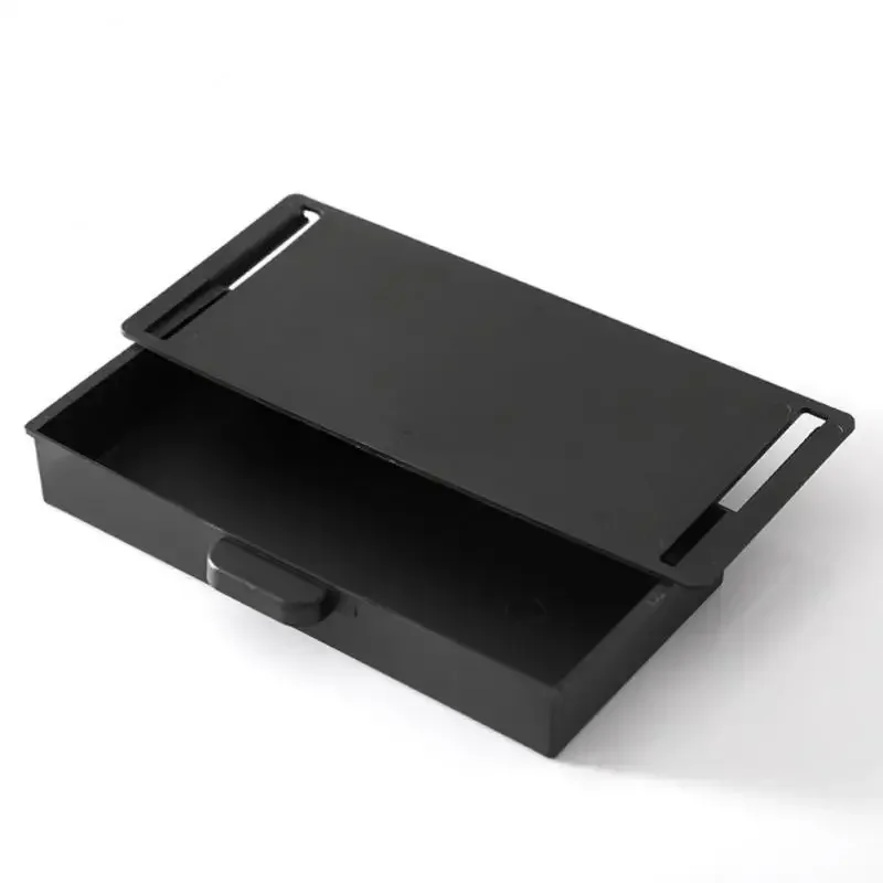 Under Desk Drawer Organizer Desktop Storage Box for Office Pen Holder Adhesive Stationary Container Hidden storage box