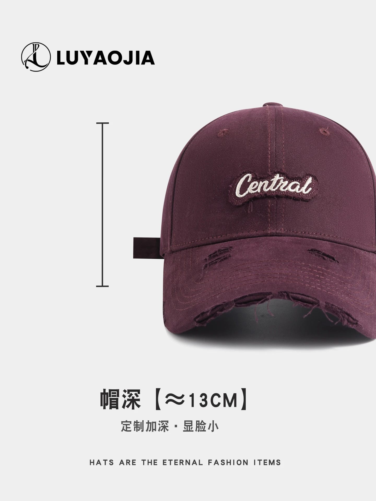 Fashion Embroidered Hard Top Baseball Cap for Women, Vintage Casual Versatile Personality Couple Wide Brim Duckbill Cap for Men