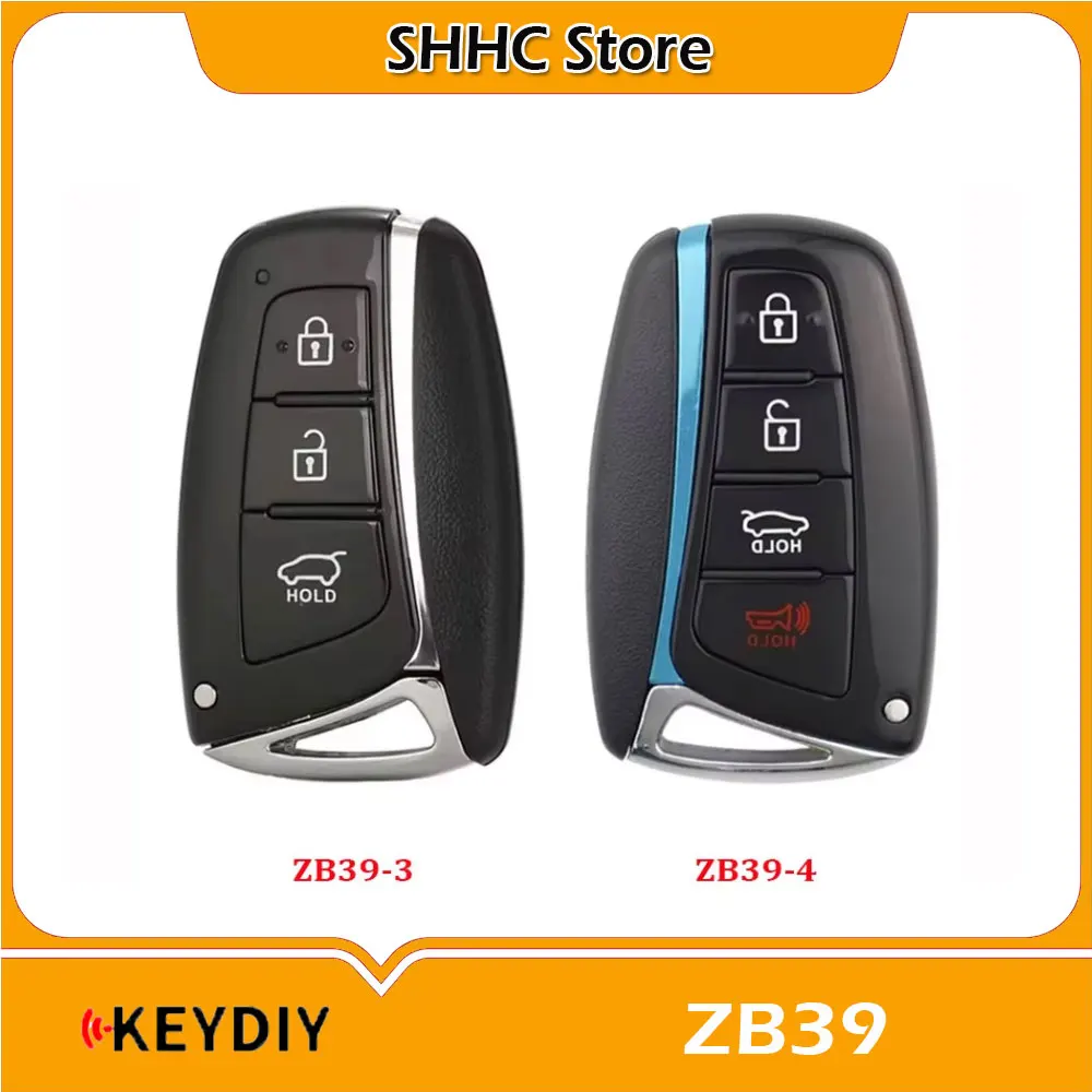 KEYDIY KD ZB39 Universal Smart Key ZB39-3 ZB39-4 for Hyundai Style KD smart Car Remote Key for KD-X2 Key Programmer