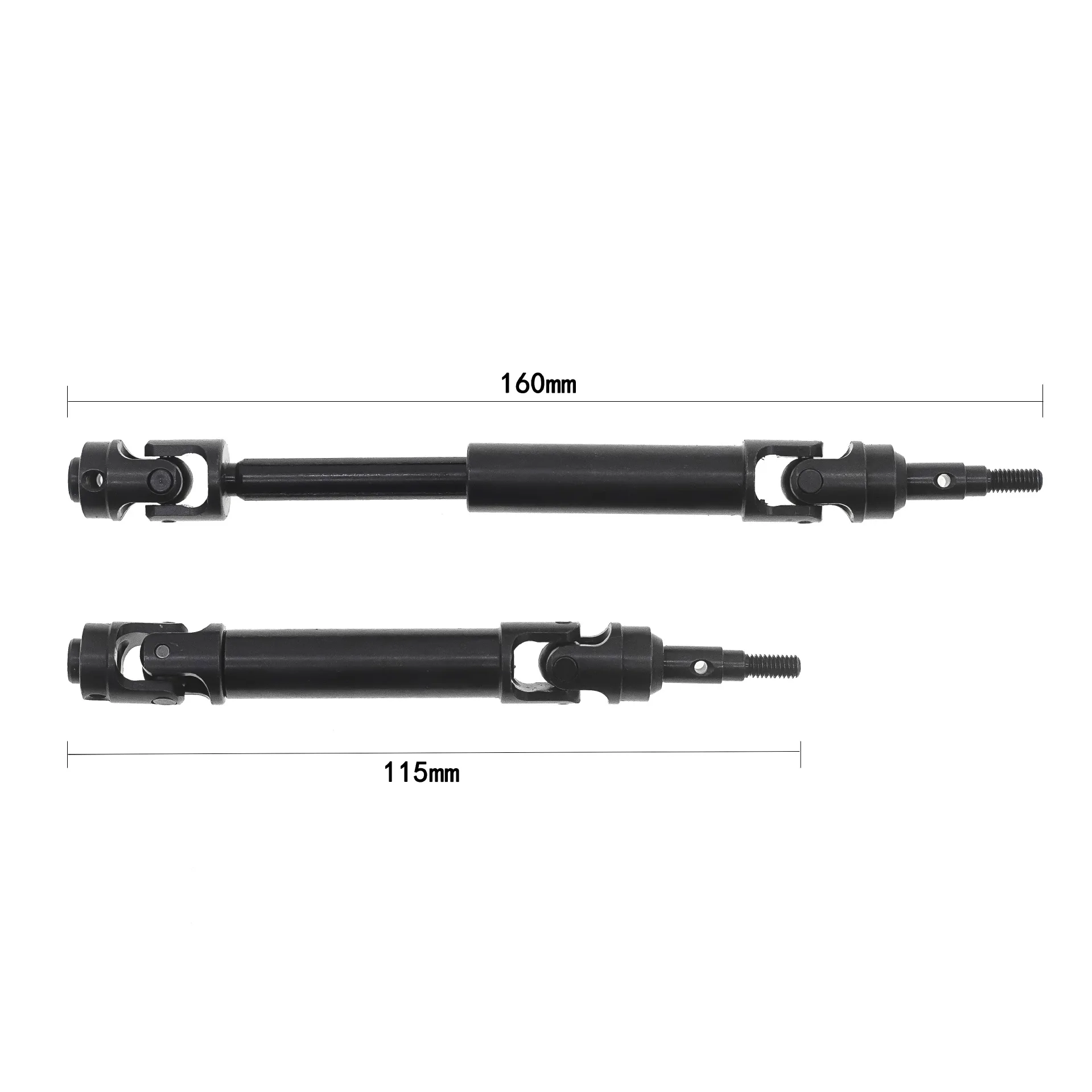 Eixo de transmissão dianteiro e traseiro de metal de aço, CVD Driveshaft para TRXS, Raptor R F150, 1:10 RC Car Upgrade Parts, Acessórios