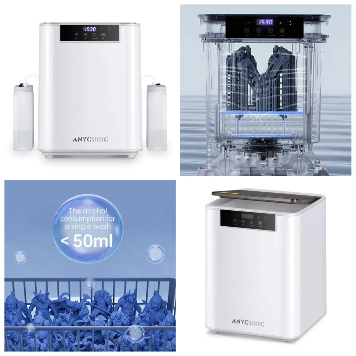 

Оптовый набор для очистки и отверждения Impresora 3D Wash & Cure Max от FL-Anycubic для LCD 3D-принтеров, использующих фотополимерную смолу