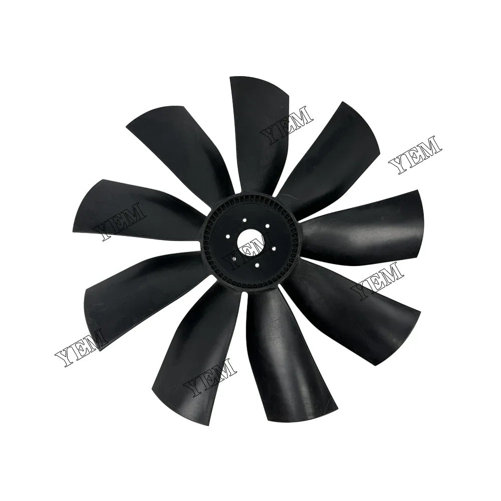 High quality C9 Fan Blade 9 Blade 6 holes 354-6444 For Caterpillar Engine Parts