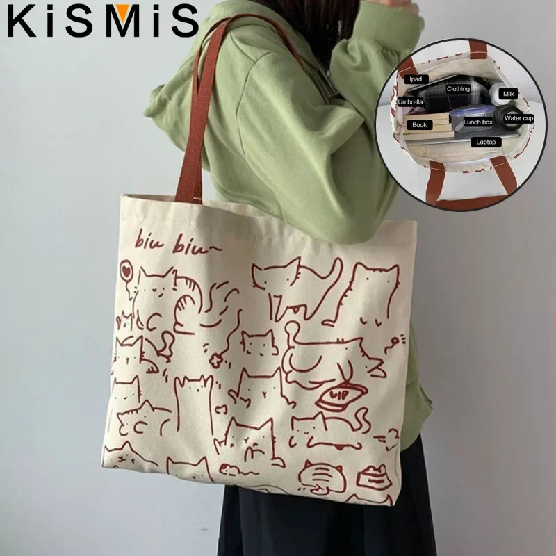 

KISMISWomen Canvas Crossbody Bag Oblique Cross Single Backpack Large Capacity Shoulder Bag Retro Dumpling Hobos Bag Shoulder Bag