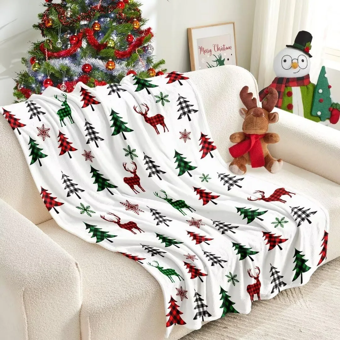 1PC Festival Wurf Geschenke Decke Zeder Weihnachten Flanell Decken Warme Weiche Geschenke Für familie freunde für Sofa Couch alle saison verwenden