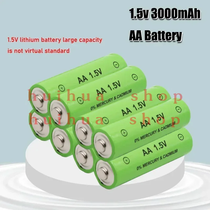 

1.5V 3000mah AA alkaline Rechargeable Battery 3000mah 1.5V AA Battery for Flashlight rechargeable Battery