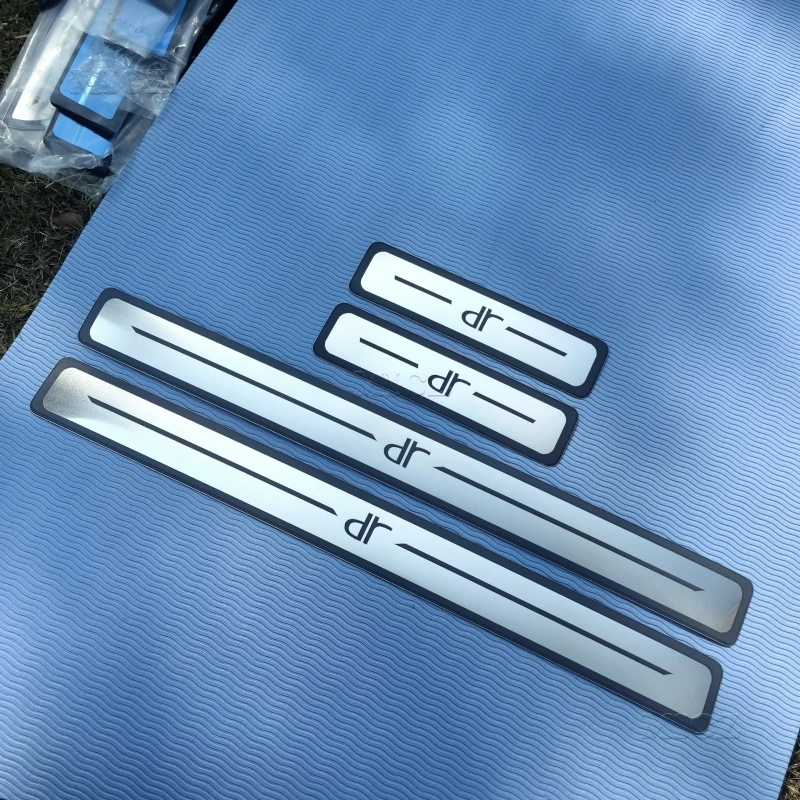 

Для Chery Dr 4.0 Dr 5.0 Dr 6.0 2020-2024 аксессуары из нержавеющей стали, накладка на порог, защита от ударов, накладка на педаль