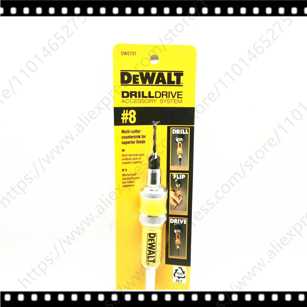 DEWALT #6#8#10 Drill/Drive Unit DW2700 DW2701 DW2702 6MM 8MM 10MM Wood Drilling Holes Driving Screws