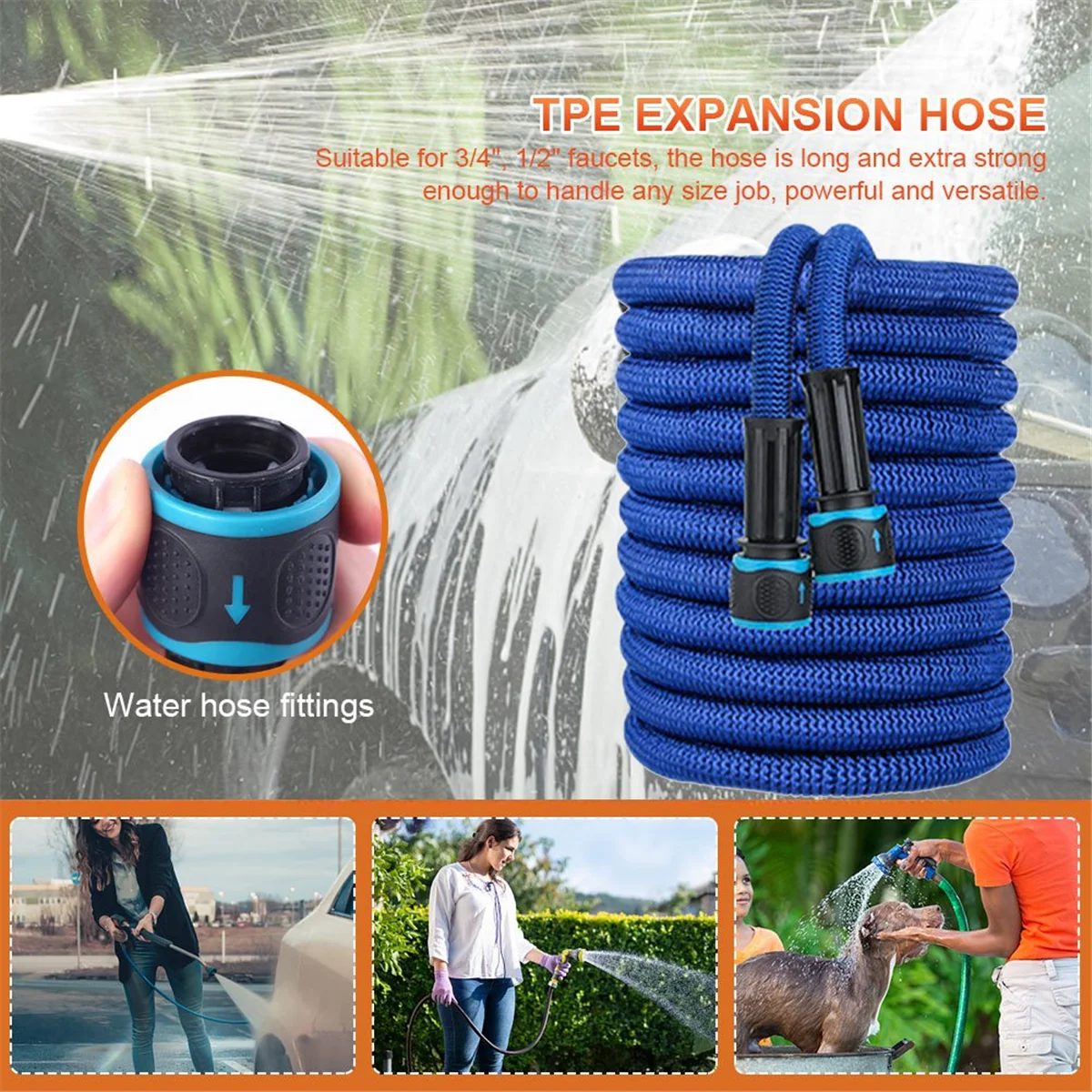 

Y31A Telescopic Hose Garden Watering Tools Suitable for Home Car Washing and Watering Tools Home Garden Watering Hose
