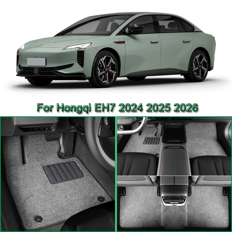 

Автомобильные коврики на заказ для Hongqi EH7 2024 2025 2026, водонепроницаемые нескользящие коврики, внутренняя защита, ковры, аксессуары