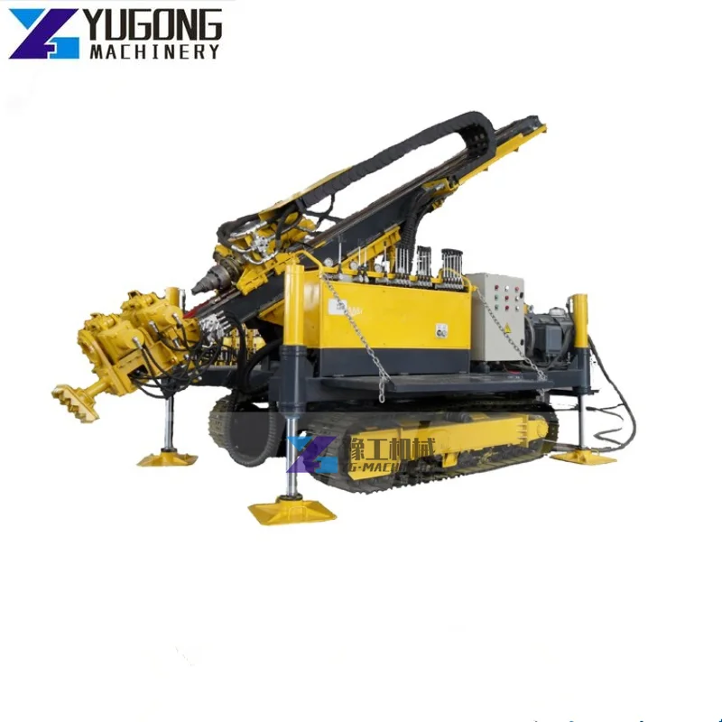 Crawler Mounted Surface Dth Drill Rigs Dth Percussion Rock Drilling Rig Factory Portable Crawler Water Well Drilling Rig