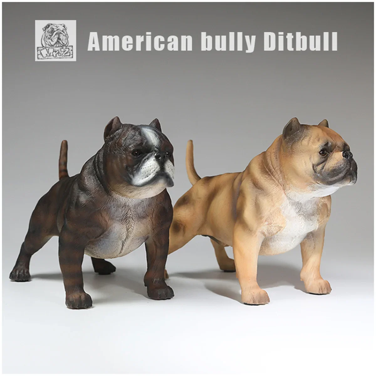 1/6 American Bully Pitbull 1.0 Dog Model Pet Animal Collector Toy Gfit Simulation Home Decoration Car Ornaments Soldier Figure