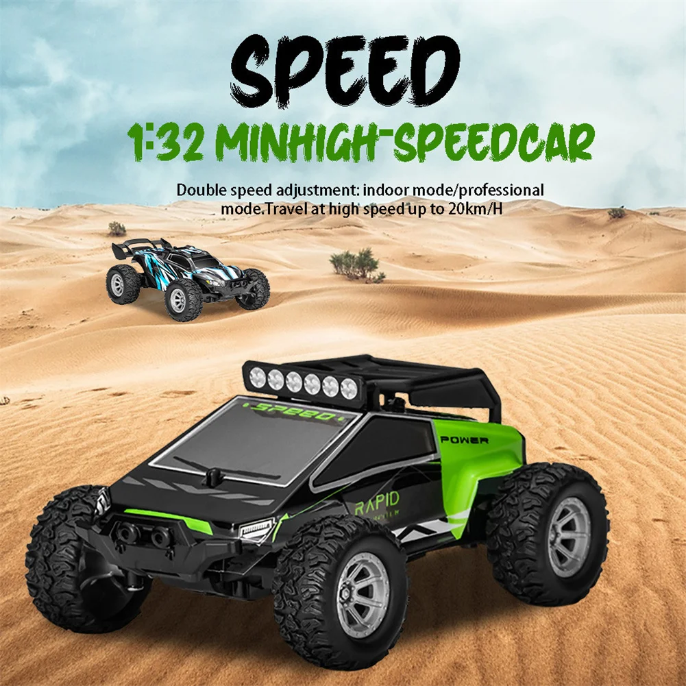 S638/S658/S801/S802 Mini RC Car 1:32 4CH 25KM/H High Speed Remote Control Car With LED Light Rechargeable Off-Road Vehicle Model