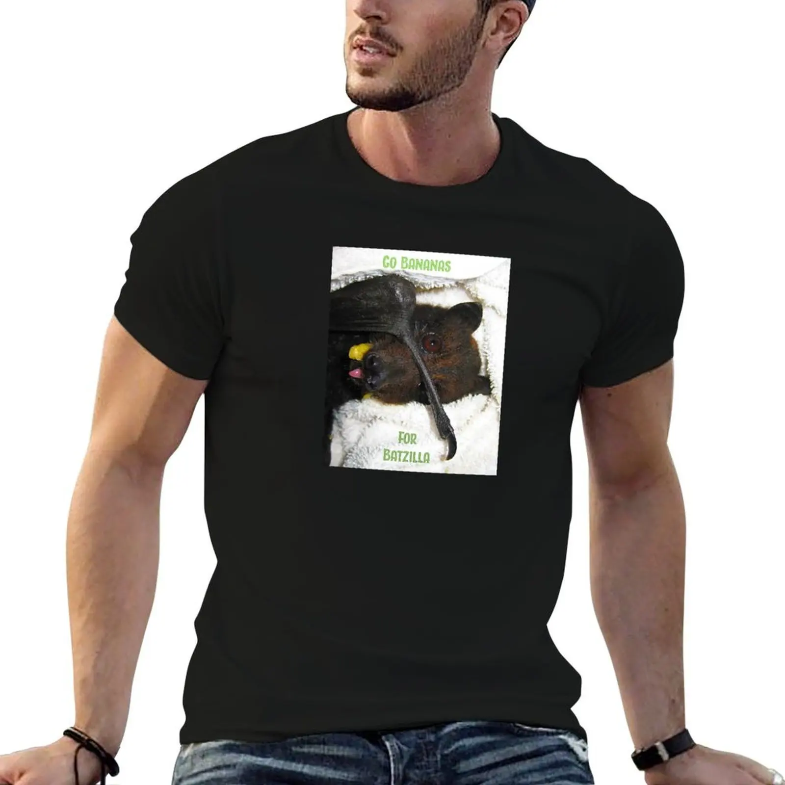 

Batzilla - Bananas for Batzilla T-Shirt t shirt custom print t shirts designer T-Shirt