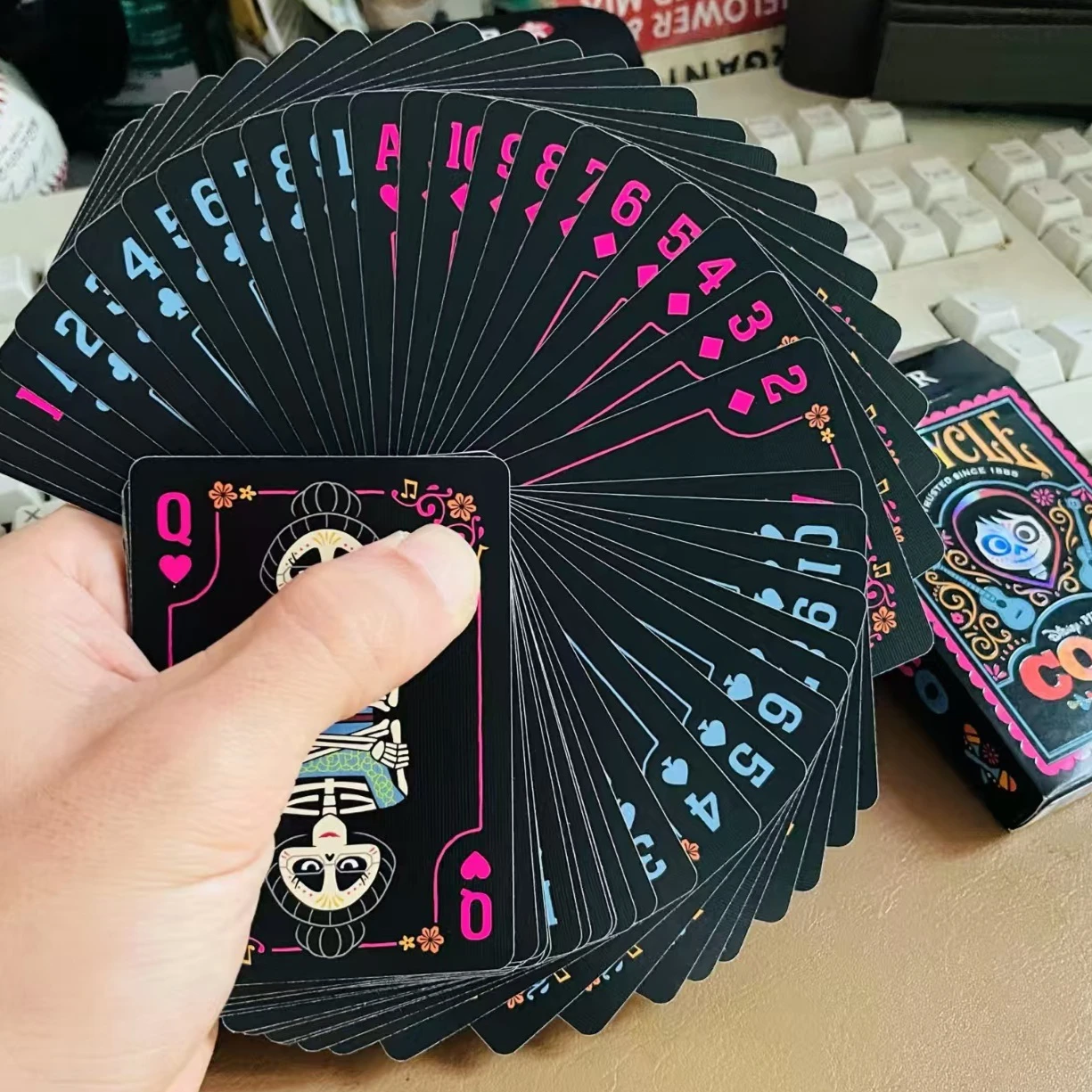 new-disney-coco-poker-anime-playing-cards-creative-board-game-entertainment-poker-cards-toys-fan-collect-gifts