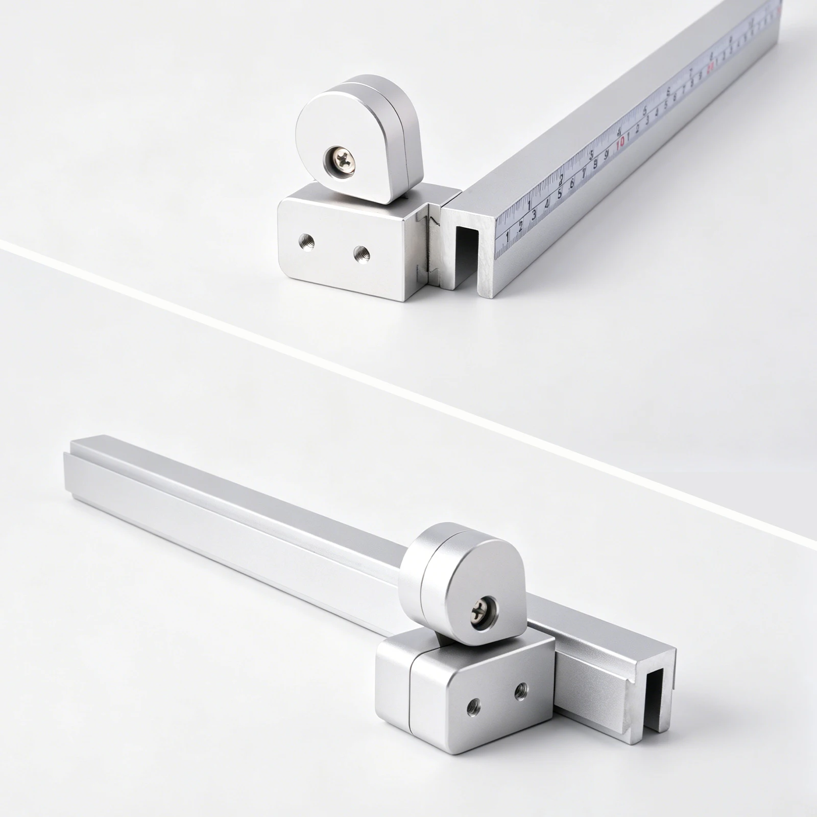 EHDIS Heavy Duty Clean Cut Box Clip Slitter 153cm/183cm Sectional Film Paper Roll Straight Guide Cutter with 2pcs Cutting Heads