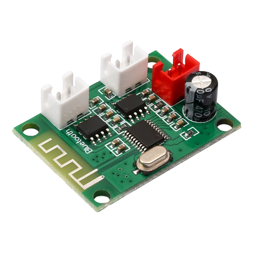 Placa compatível do amplificador do bluetooth, orador do módulo audio, transmissão da voz, DC 3-5V