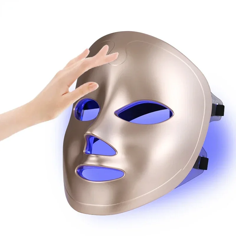 Oplaadbaar kleurrijk fotonverjonging gezichtsmasker gezichtsverzorging spectrummasker huishoudelijk LED-masker schoonheidsinstrument