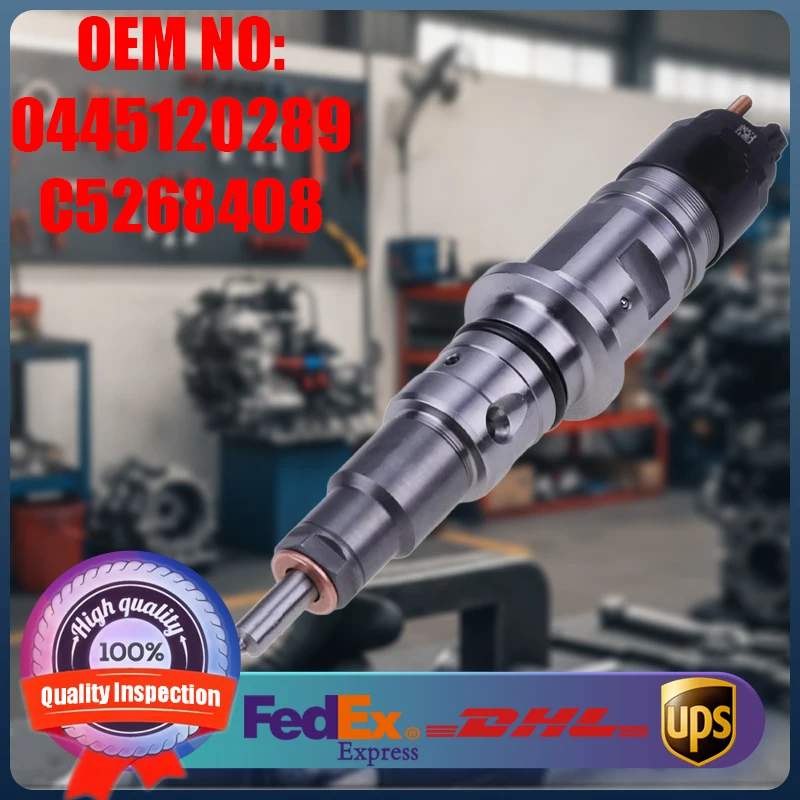 

0445120289 5268408 New Common Rail Fuel Injector Diesel Engine Parts for Cummins ISBe QSB6.7 Kamaz