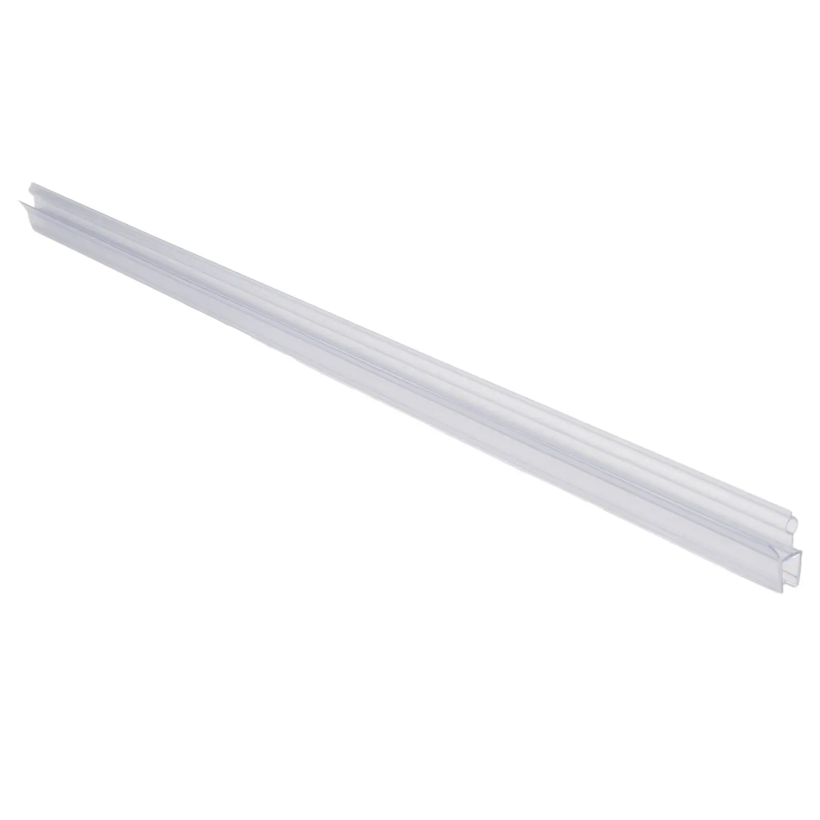 Sealant Strip Shower Seal 2pcs Transparent Water Retaining Strip 6/8/10/12mm For Bathroom Glass Door Rubber Strip