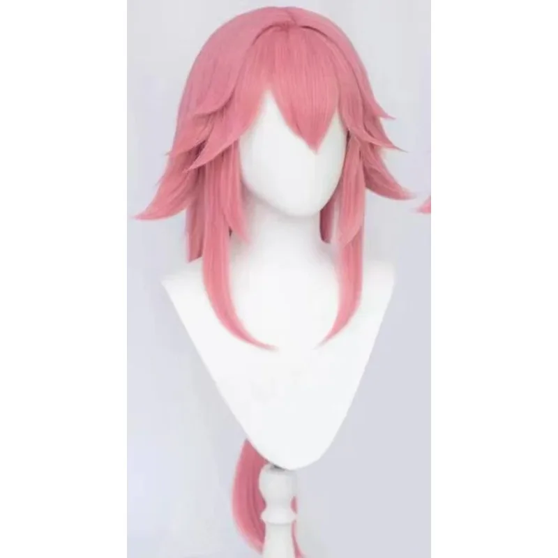 Cosplay Wig High Temperature Fiber Synthetic Wig for Anime Role Play Party Halloween Daily Wear Adjustable Cap