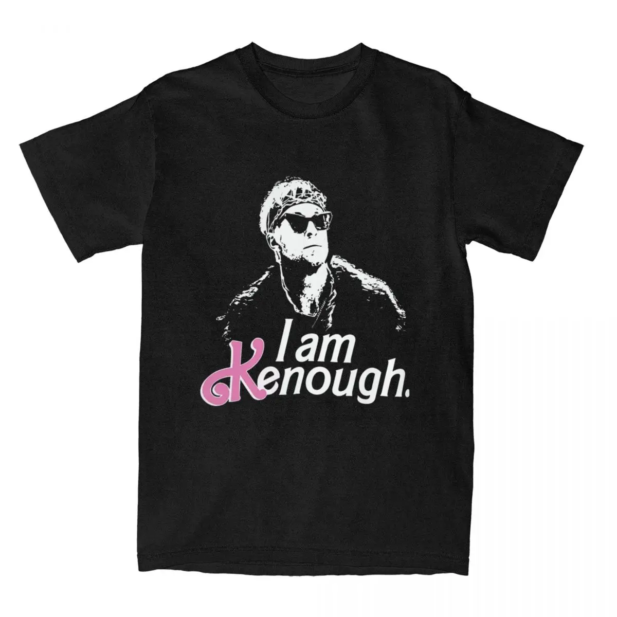 Men's Come On Kenough T Shirts Ryan Gosling 100% Cotton Tops Leisure Short Sleeve Round Collar Tee Shirt Plus Size T-Shirts