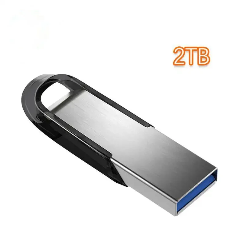 Lenovo 2TB USB 3.2 Metall-Flash-Laufwerke, super schnelle USB-Sticks, 1TB 512GB, tragbare USB-Sticks für Auto, Telefon, Computer