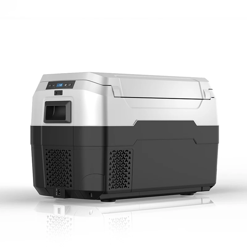 Nuevo Refrigerador Portátil para Auto AXR30 30L 2025, Venta al por Mayor, Enfriador de 12V AC/DC con Compresor, Congelador, Refrigerador para Auto de 30L