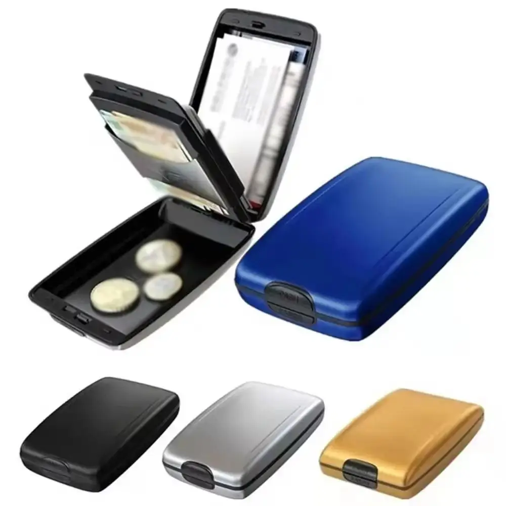 

Large Capacity Credit Cards Holder Card Case Anti-Theft Passport Wallet Lightweight Dust-proof RFID Blocking Wallet