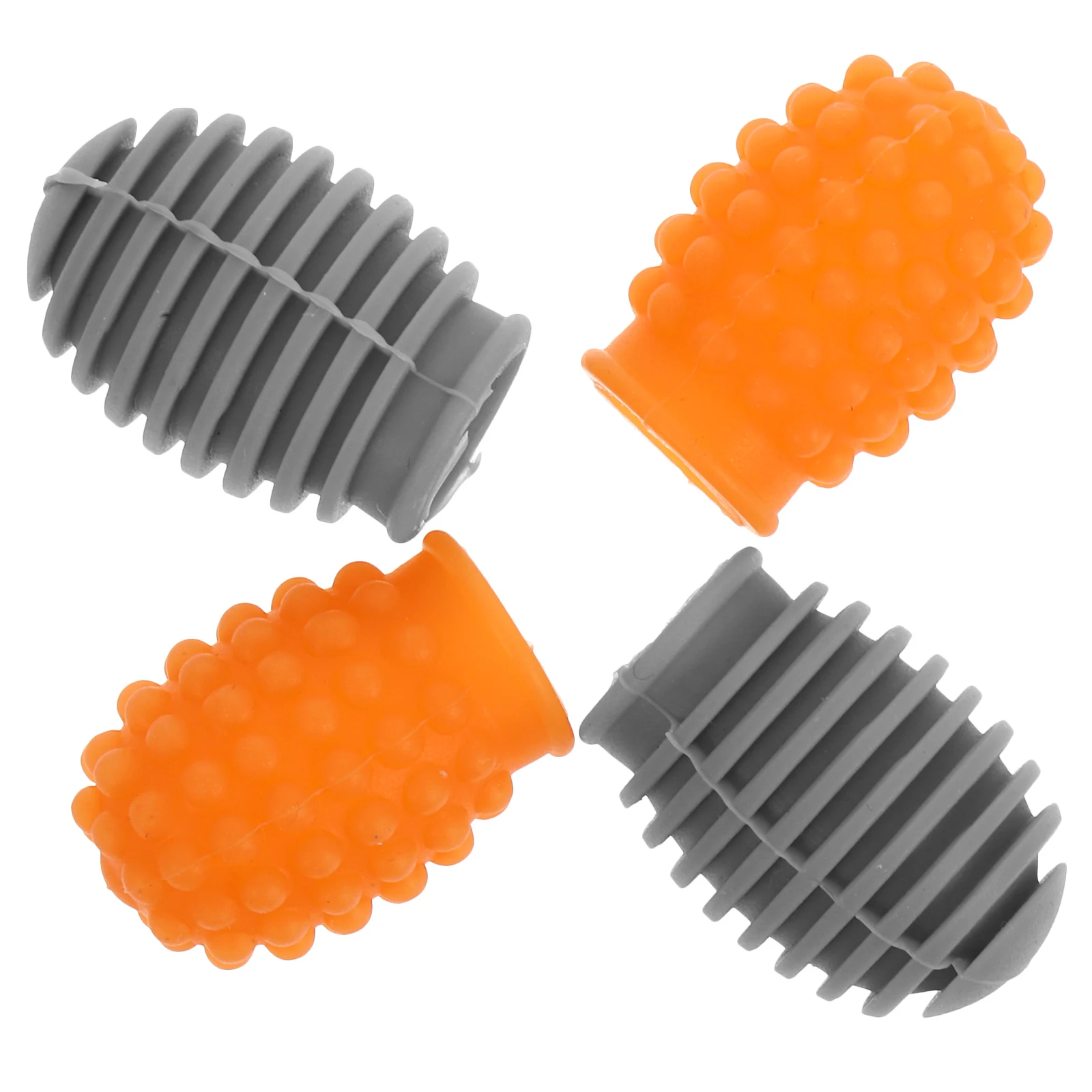 

4 Pcs Drum Caps Drumstick Protector Practice Tip Silicone Head & Accessories Baby