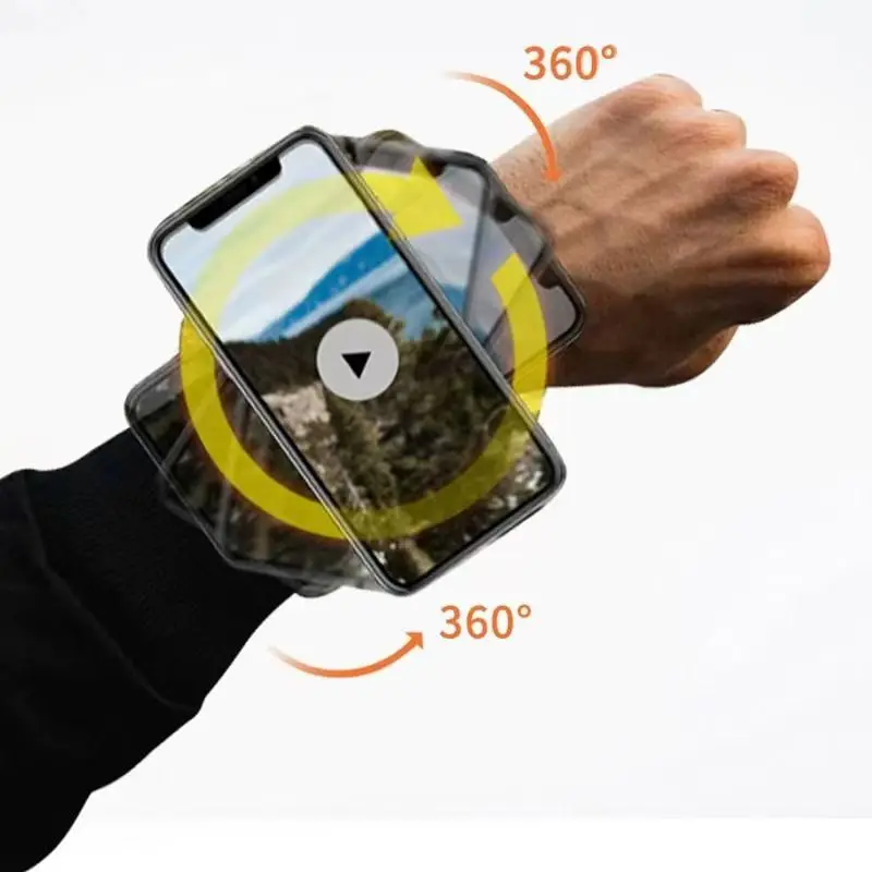 360° Mount Running Phone Armband Wrist Band Cell Phone Holder Sport Arm Band Fit  Running Arm Pouch Phone Holder Universal Phone