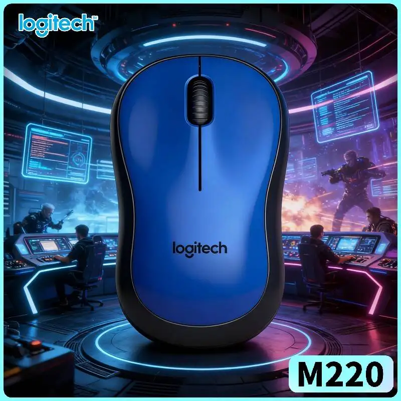Logitech M220 Wireless Mouse Silent Operation 1000 DPI 2.4GHz USB Receiver 18-Month Battery Mac Accessory