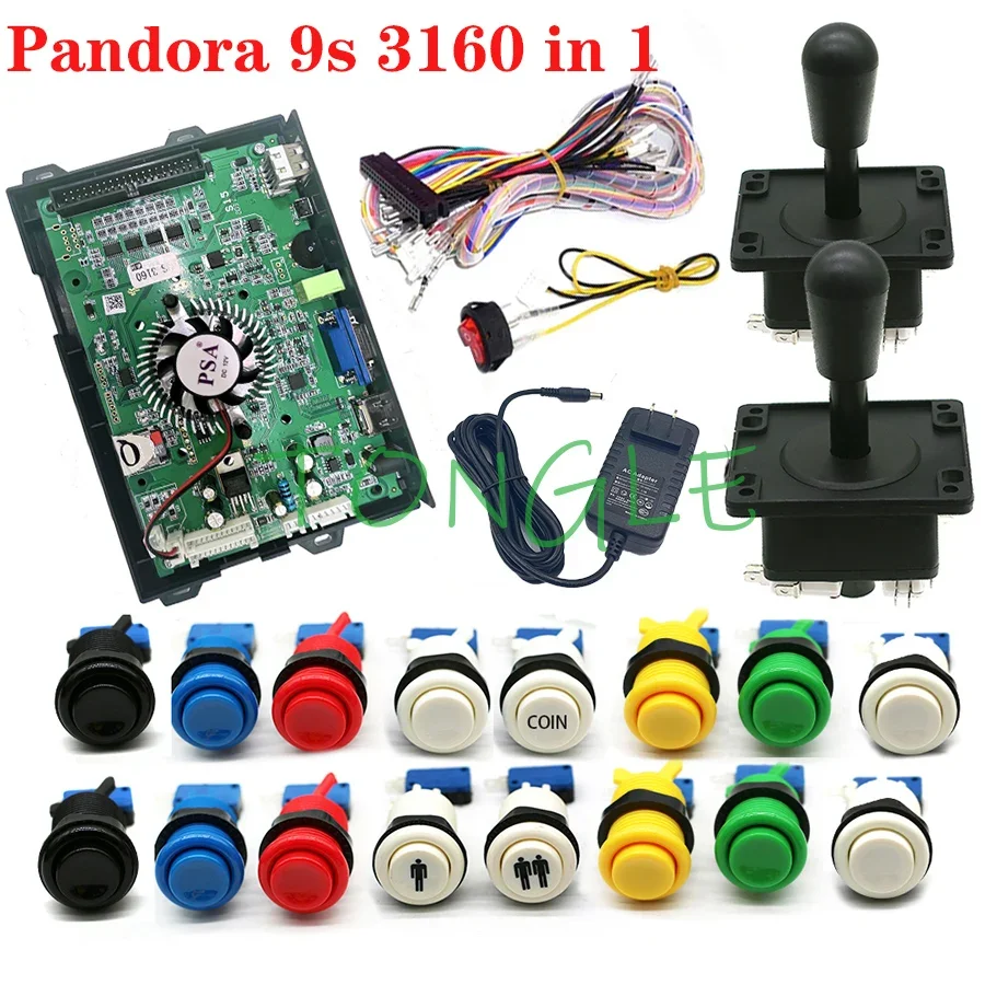 Pandora-Arcade Multi Game PCB Board, 9S, 4260 in 1, Support 3, 4